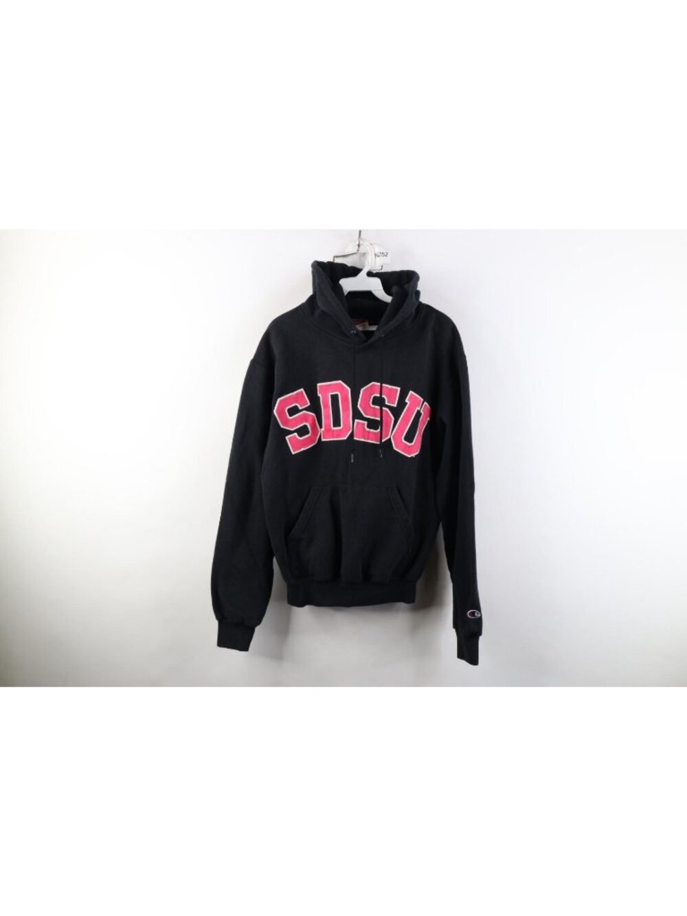 Vtg 90s Champion Womens Small Faded San Diego State University Hoodie Sweatshirt